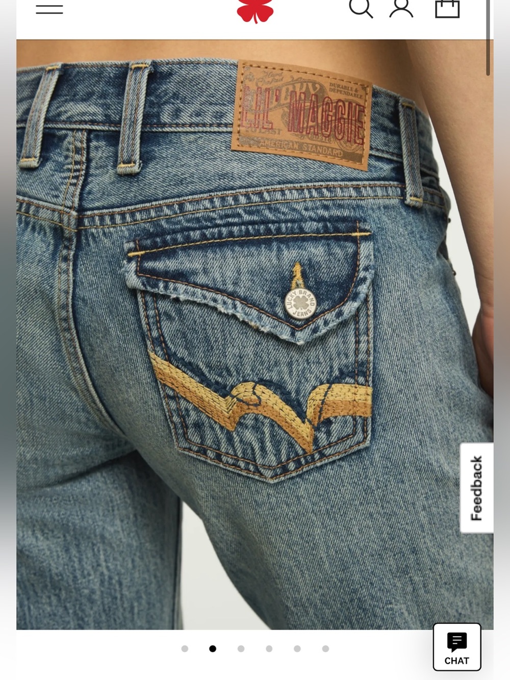 Lucky Brand x Lil Maggie - NWT Ultra Low Rise Flare - 25 - Picture 2 of 4